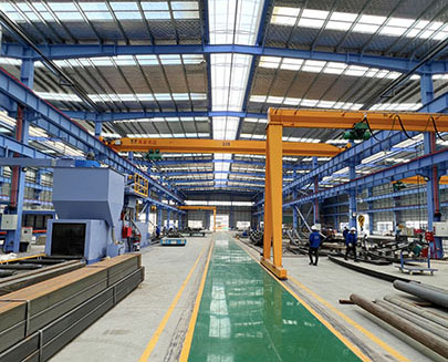 萬豪鋼結構生產車間