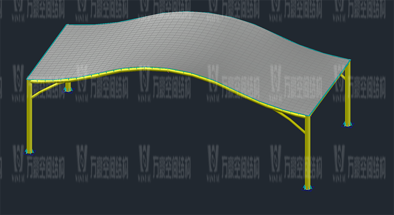 樂清鐵定溜溜樂園膜結構工程位于浙江省溫州市樂清市，項目鋼膜結構雨棚包括6號商業街蜂窩狀ETFE膜結構、檢票口PTFE膜結構、售票口PVDF膜結構。    目前，售票口、檢票口已全部完成；6號商業街支撐結構已安裝完成，正在吊裝網殼，網殼共分為11片，正在吊裝第3片。  樂清鐵定溜溜樂園膜結構工程商業街網殼吊裝中  樂清鐵定溜溜樂園膜結構工程商業街網殼吊裝中  樂清鐵定溜溜樂園膜結構工程商業街網殼吊裝中  樂清鐵定溜溜樂園膜結構工程商業街網殼吊裝中  樂清鐵定溜溜樂園膜結構工程商業街網殼吊裝中    期待整個工程的完工，來領略它別致的風采。