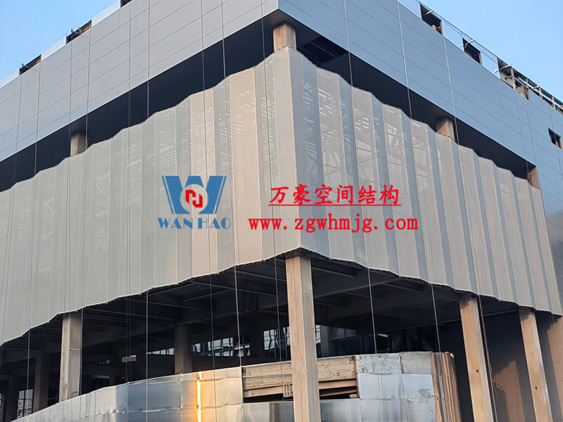 紹興國際會展中心C1區展廳幕墻網格膜工程
