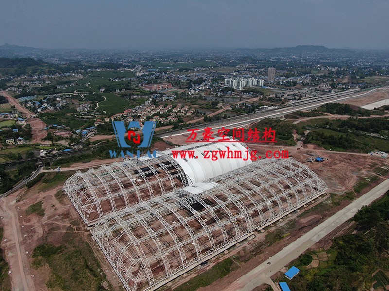 四川高興煤炭儲備基地異型鋼結構