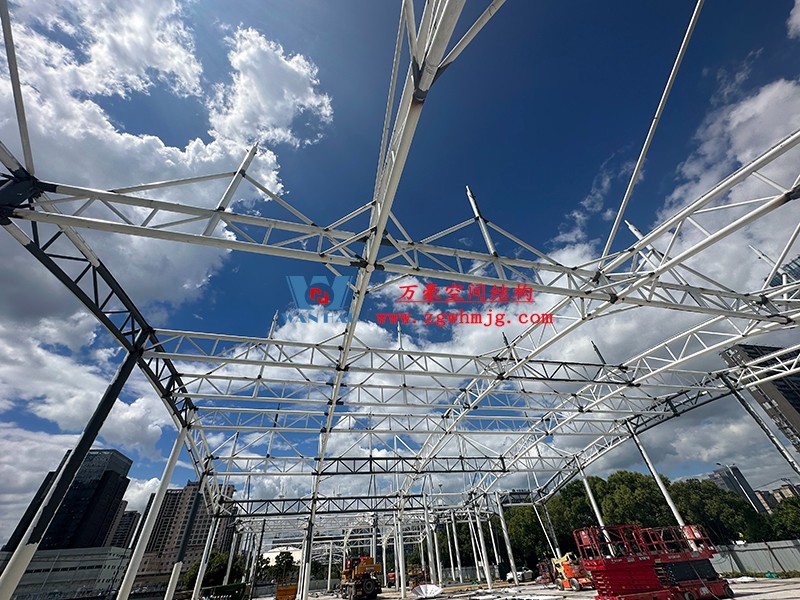 溫州惠民路西側(cè)綠地球場鋼結(jié)構