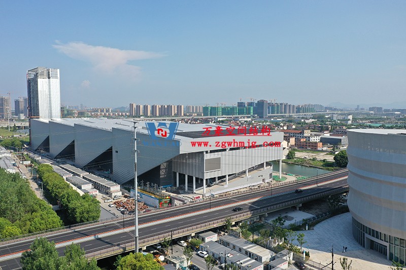 紹興國際會展中心C1區展廳幕墻網格膜工程