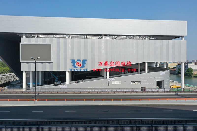 紹興國際會展中心C1區展廳幕墻網格膜工程
