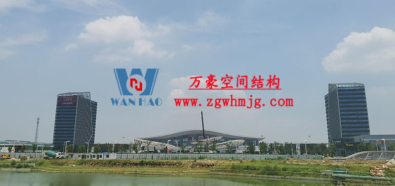 滬通鐵路張家港站前廣場蝴蝶造型空間鋼結構