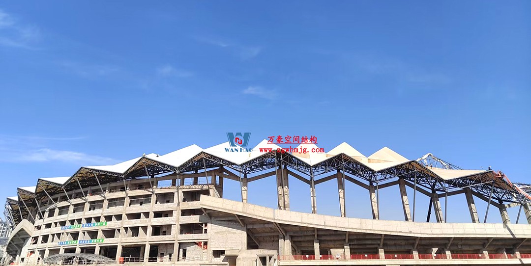 張掖奧體中心建設項目（EPC）總承包體育場PTFE膜結構專業分包工程