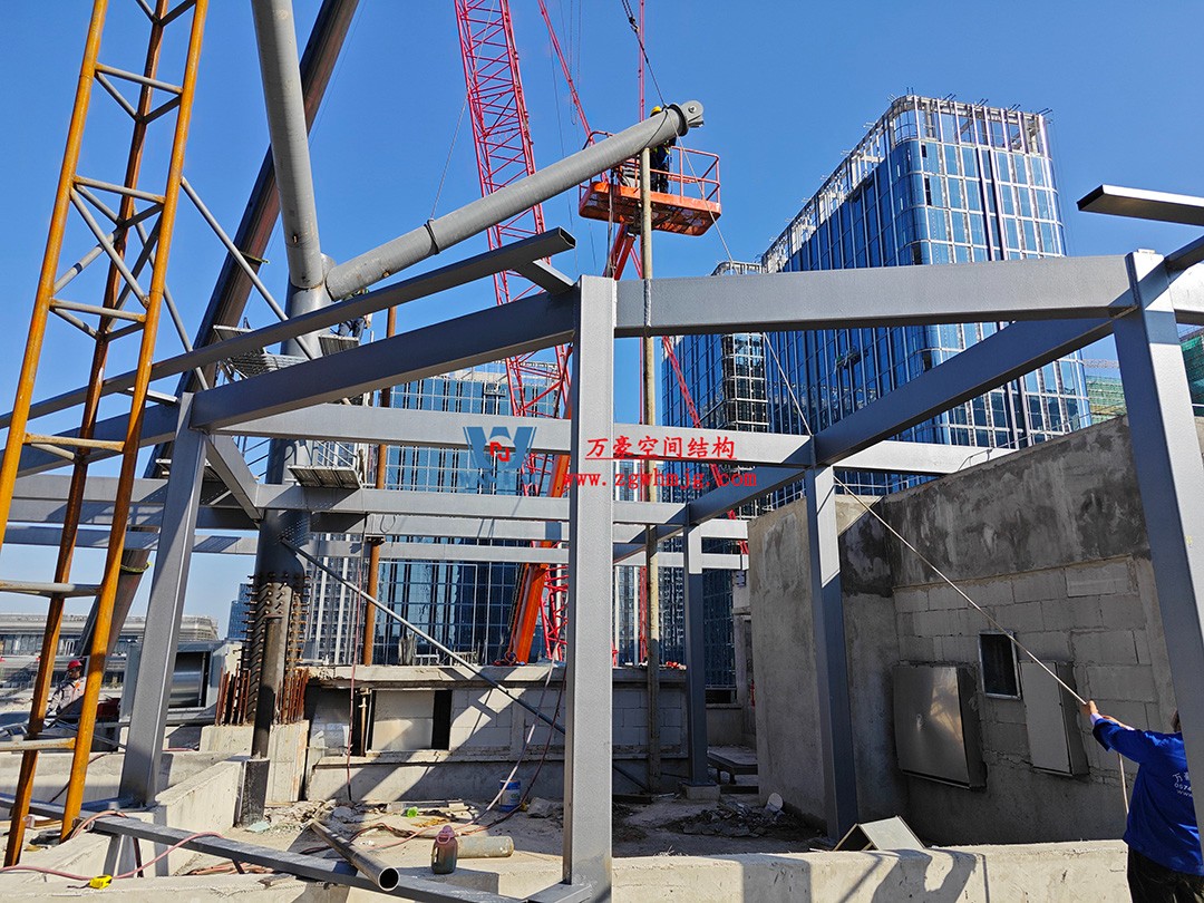 紹興華發金融活力城ETFE膜結構商業天幕工程