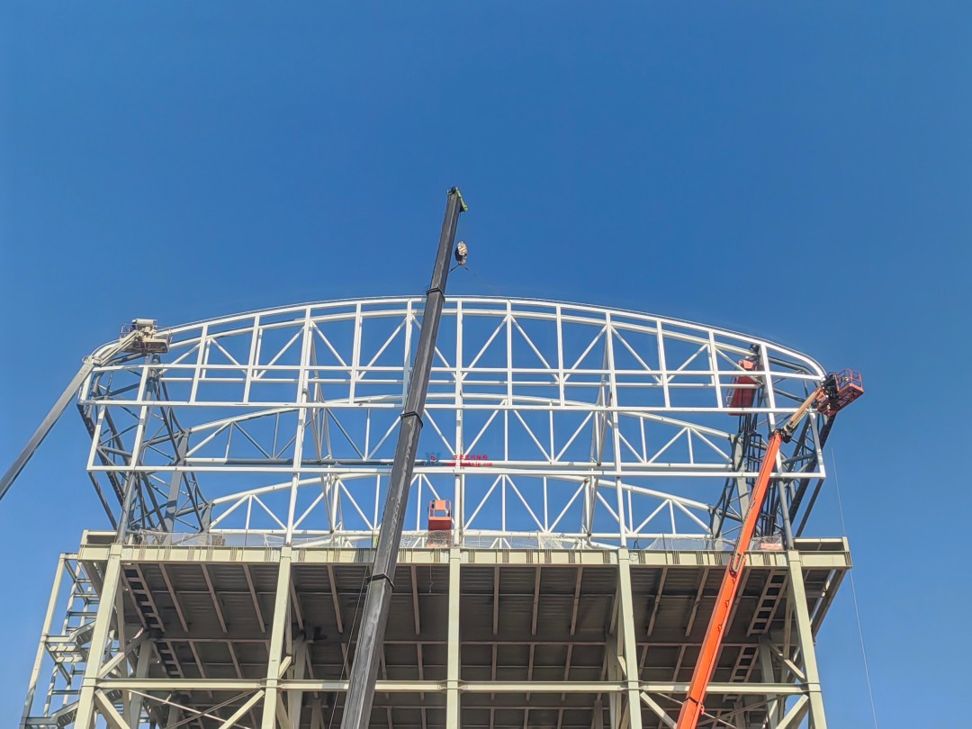 比亞迪紹興嵊州賽車場干拔沙坡觀景平臺鋼結構項目