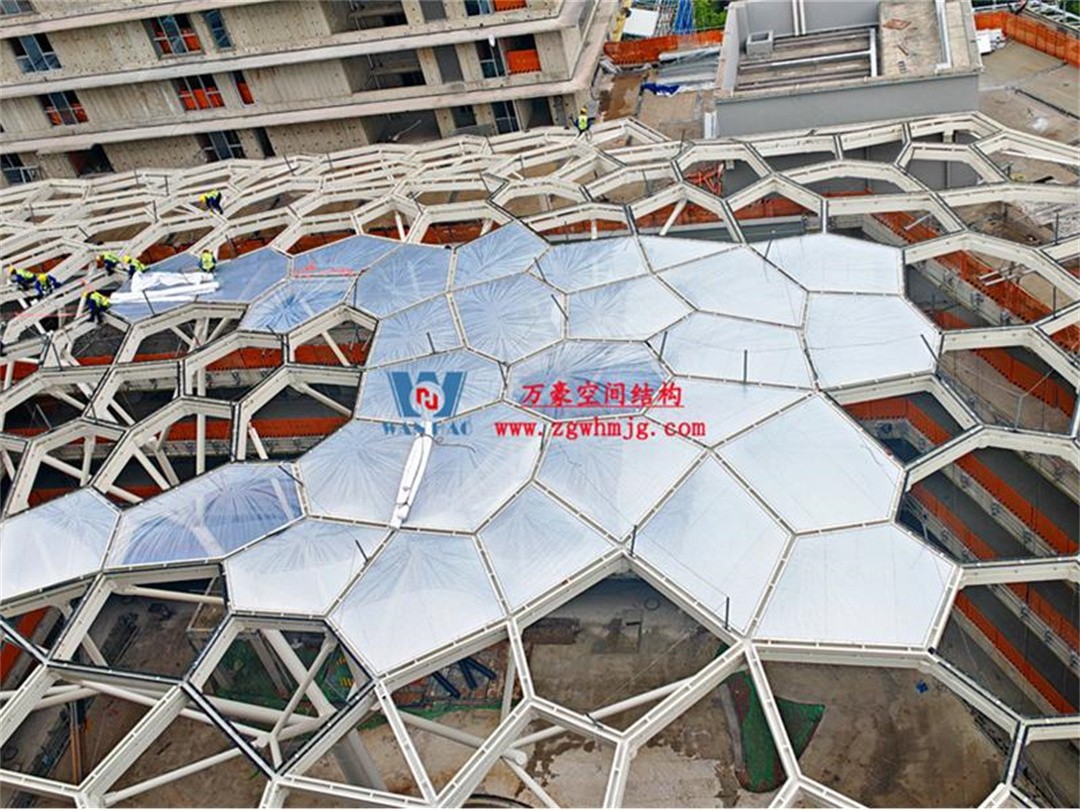 安吉縣昌碩小區地塊房產開發項目鋼結構天幕