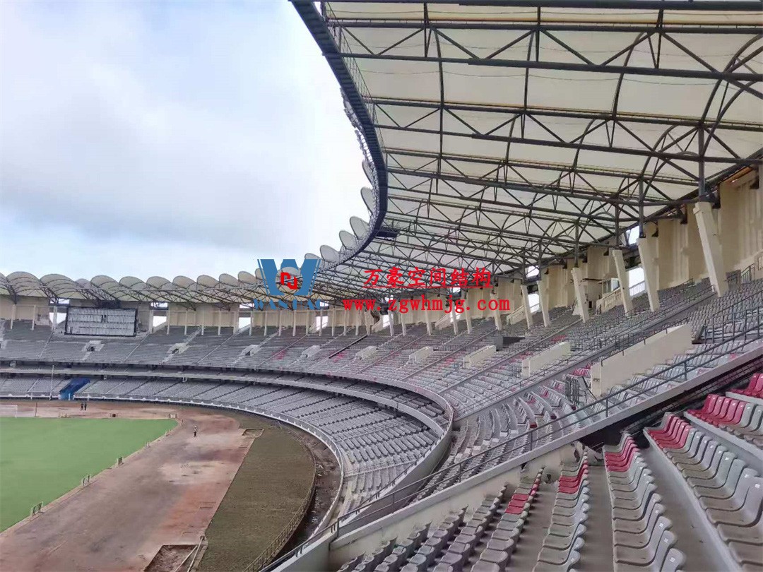 非洲杯肯尼亞體育場(chǎng)PTFE鋼膜結(jié)構(gòu)屋面