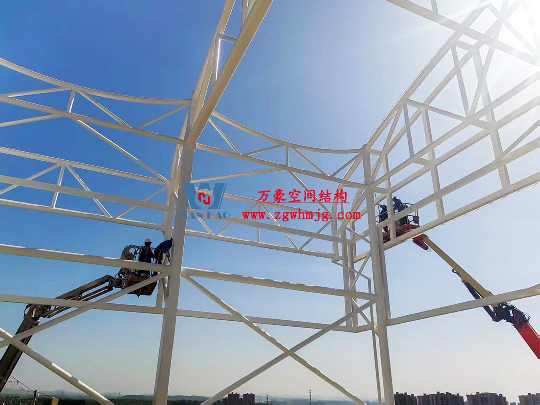 比亞迪紹興嵊州賽車場干拔沙坡觀景平臺鋼結構項目