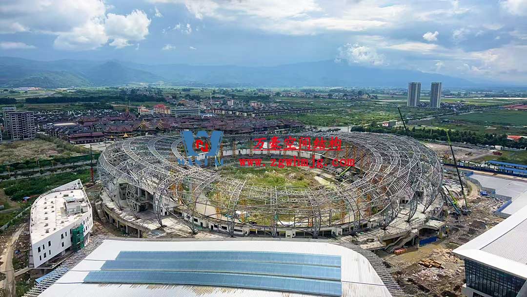 瑞麗國際文體中心建設項目體育場屋面膜結構項目