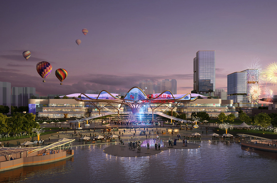 喜報｜浙江萬豪集團成功中標石家莊太平河片區合生匯大型ETFE商業天幕！