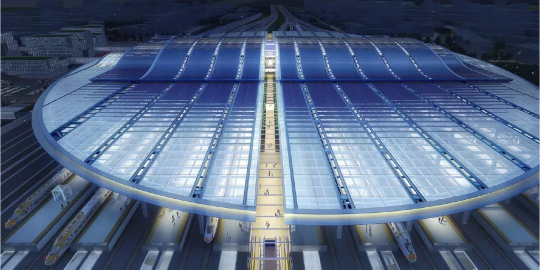 雄安站 主體結構完工