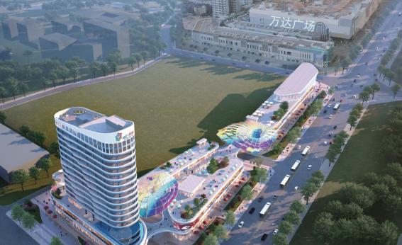 廣州茂名總匯天街商業街ETFE膜結構項目