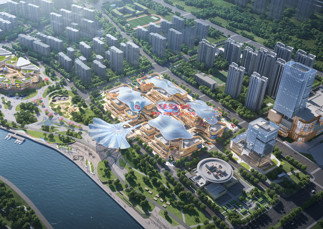 喜報｜浙江萬豪集團成功中標石家莊太平河片區合生匯大型ETFE商業天幕！