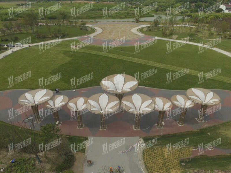 湖州花漾年華景觀膜結構